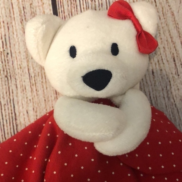 Gymboree Baby Lovey Security Blanket Bear Western Red White & Blue Toy - Picture 2 of 10